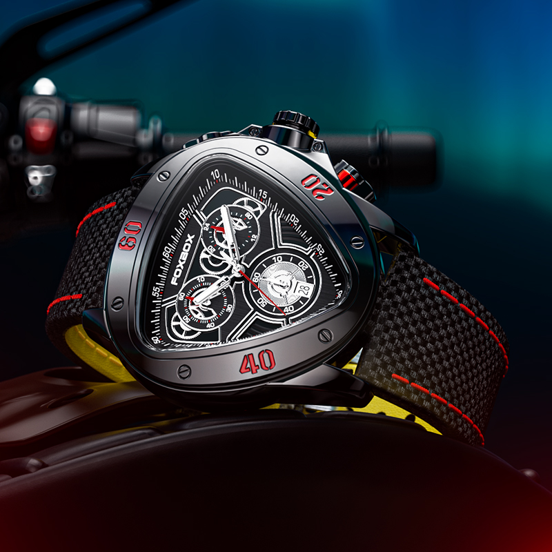 FOXBOX Fashion Men Watches Mil - Luxury Watch Unique avaliação e preço