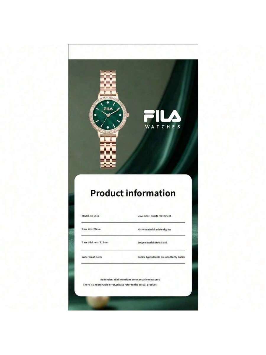 Elegant Womens Quartz Watch Wi - Luxury Watch With Green Dial avaliação e preço