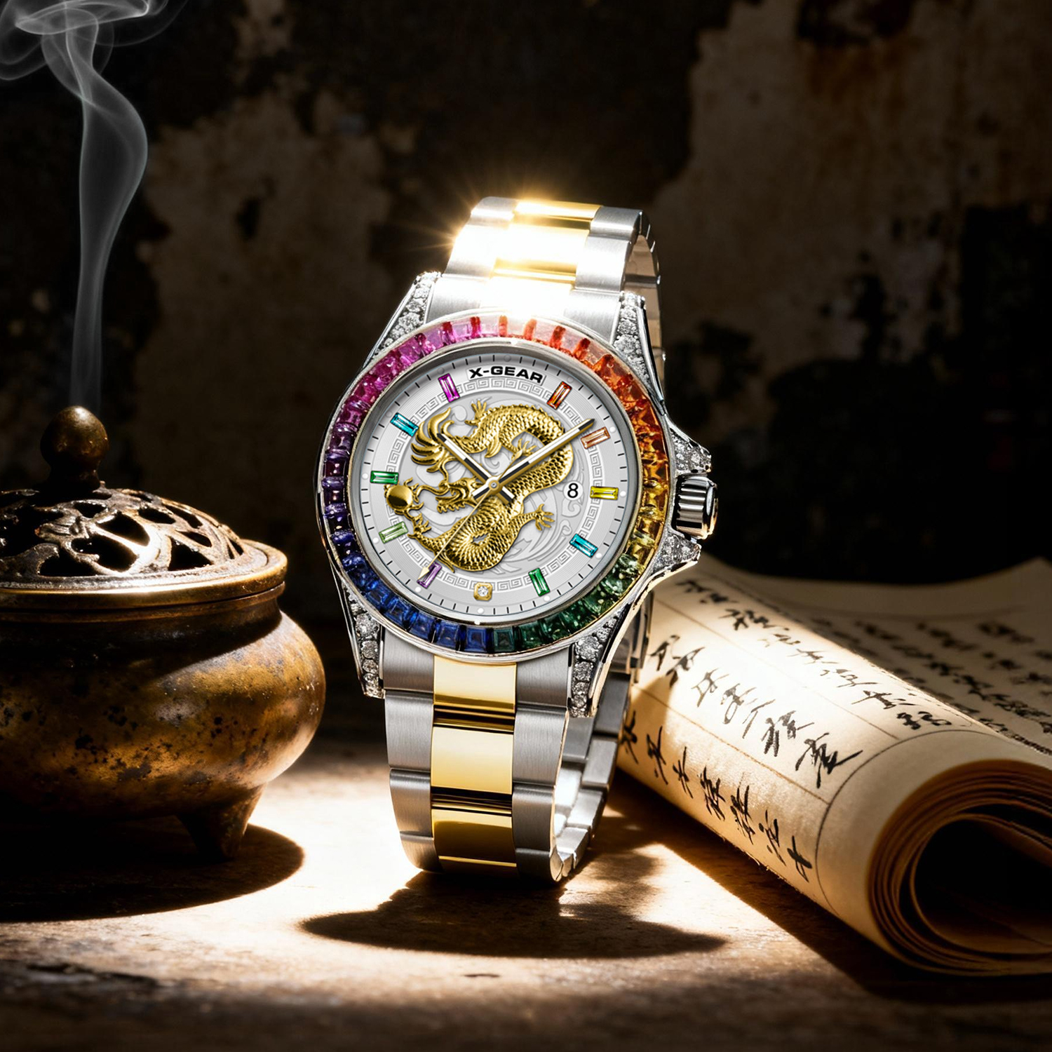 X-GEAR Real Dragon Dial Men's  - Luxury X I Watch avaliação e preço