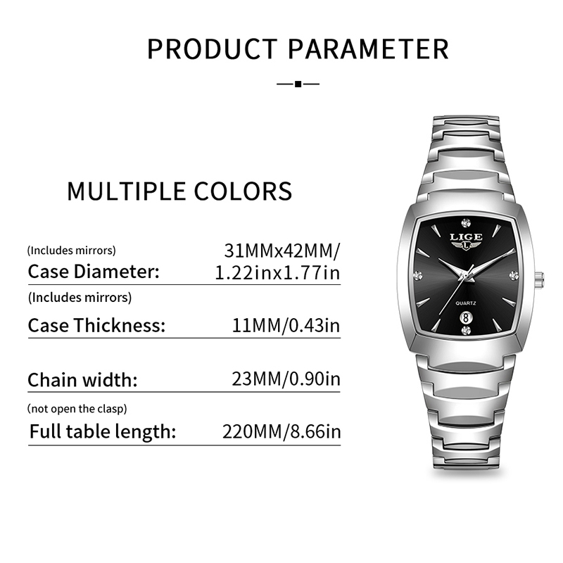 LIGE Watch women Business Luxu - Luxury Watch avaliação e preço