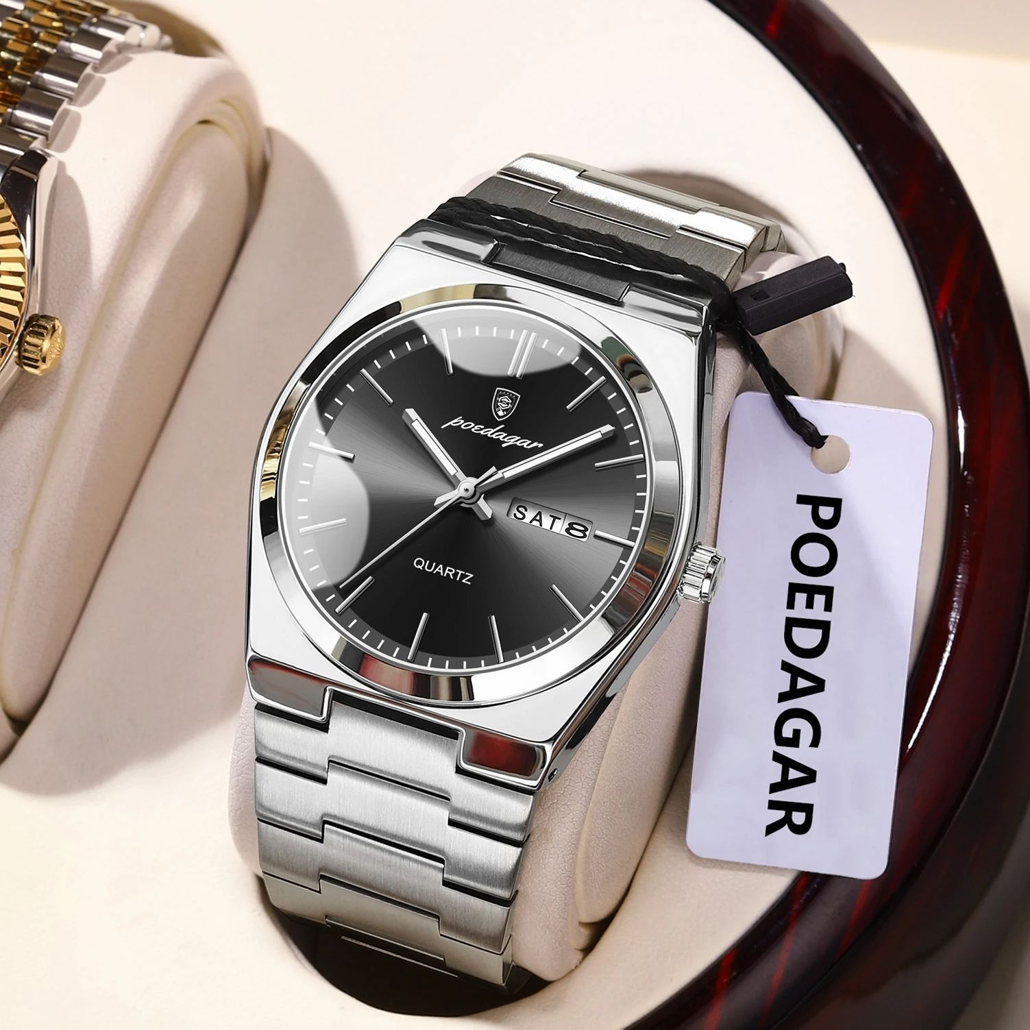POEDAGAR Luxury Men's Quartz W - Luxury Watch Unique avaliação e preço