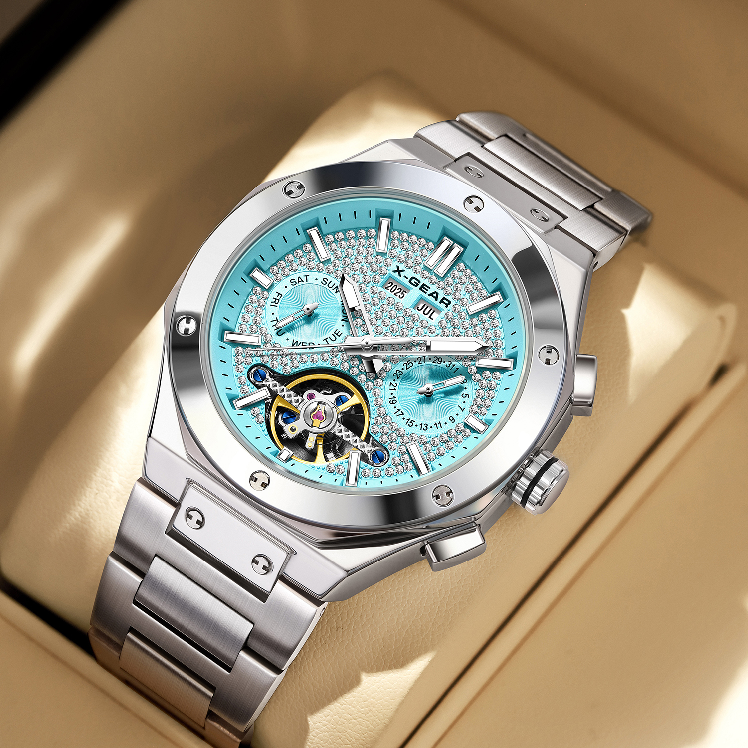 X-GEAR Men's Tourbillon Automa - Luxury X I Watch avaliação e preço