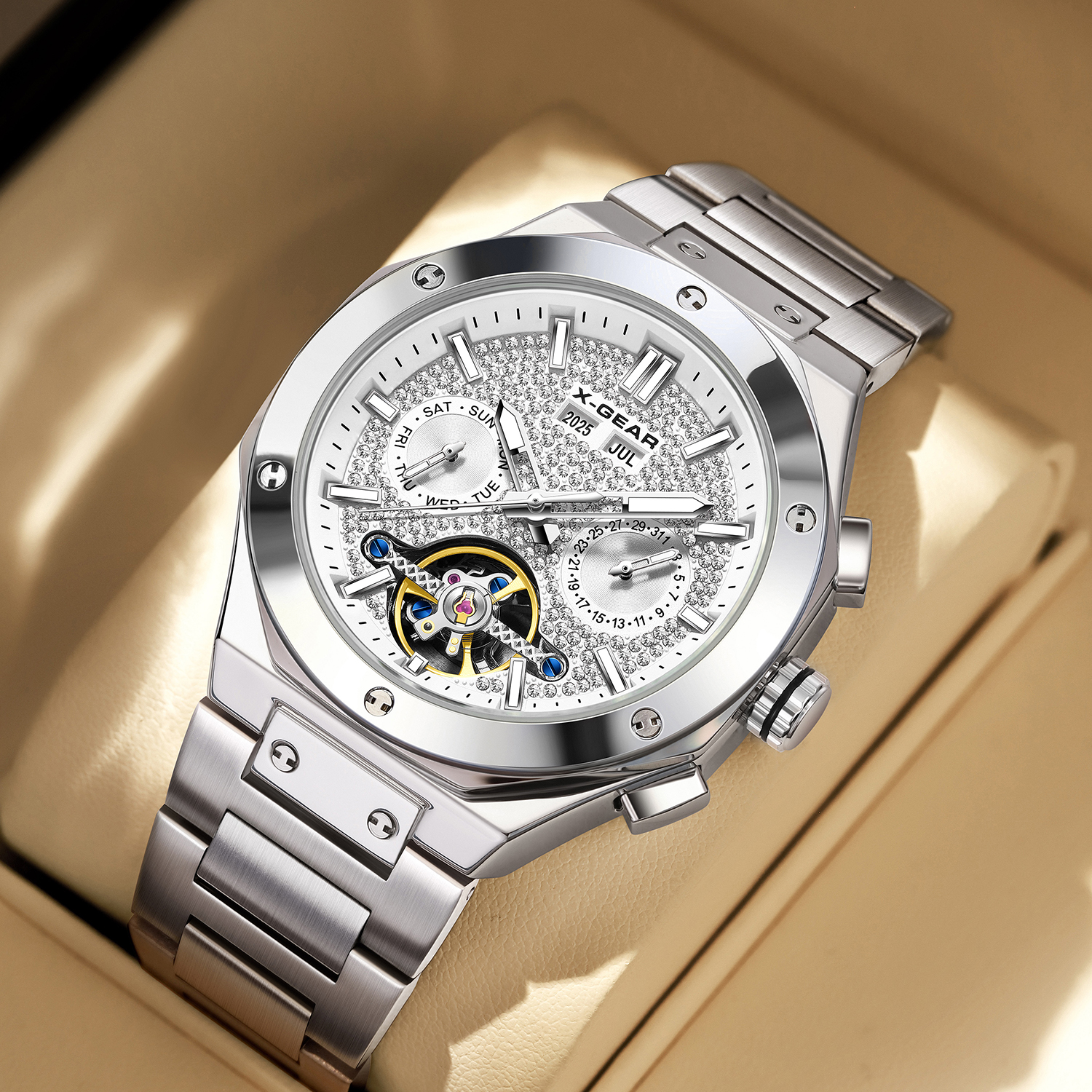 X-GEAR Men's Tourbillon Automa - Luxury X I Watch avaliação e preço