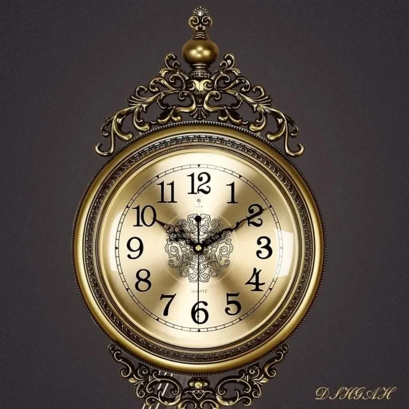 Large Luxury Gold Wall Clock L - Luxury Watch Europe avaliação e preço