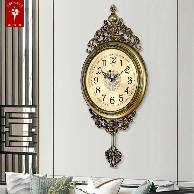 Large Luxury Gold Wall Clock L - Luxury Watch Europe avaliação e preço