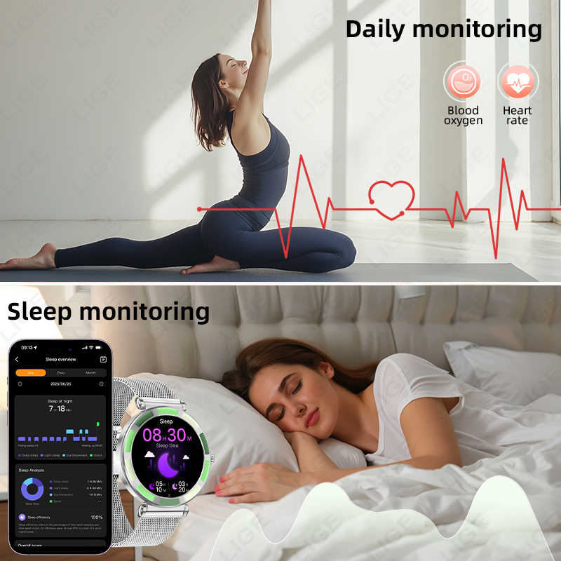 LIGE Luxury Women Smart Watche - Luxury Watch Hd avaliação e preço
