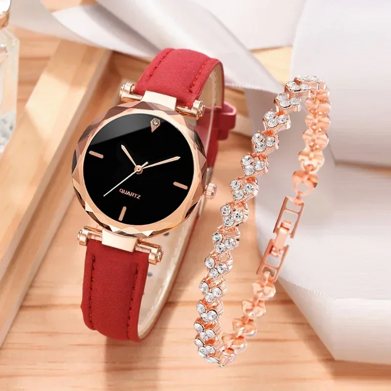 2PCS Set Luxury Watch Women Br - Lux Watch avaliação e preço