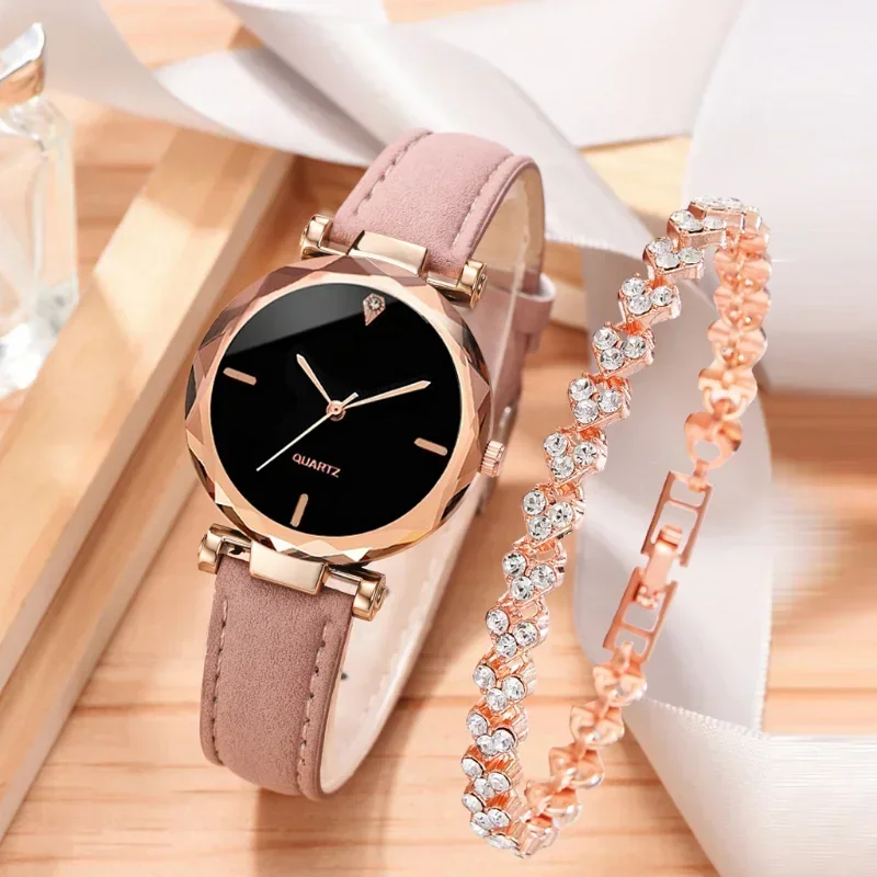 2PCS Set Luxury Watch Women Br - Lux Watch avaliação e preço