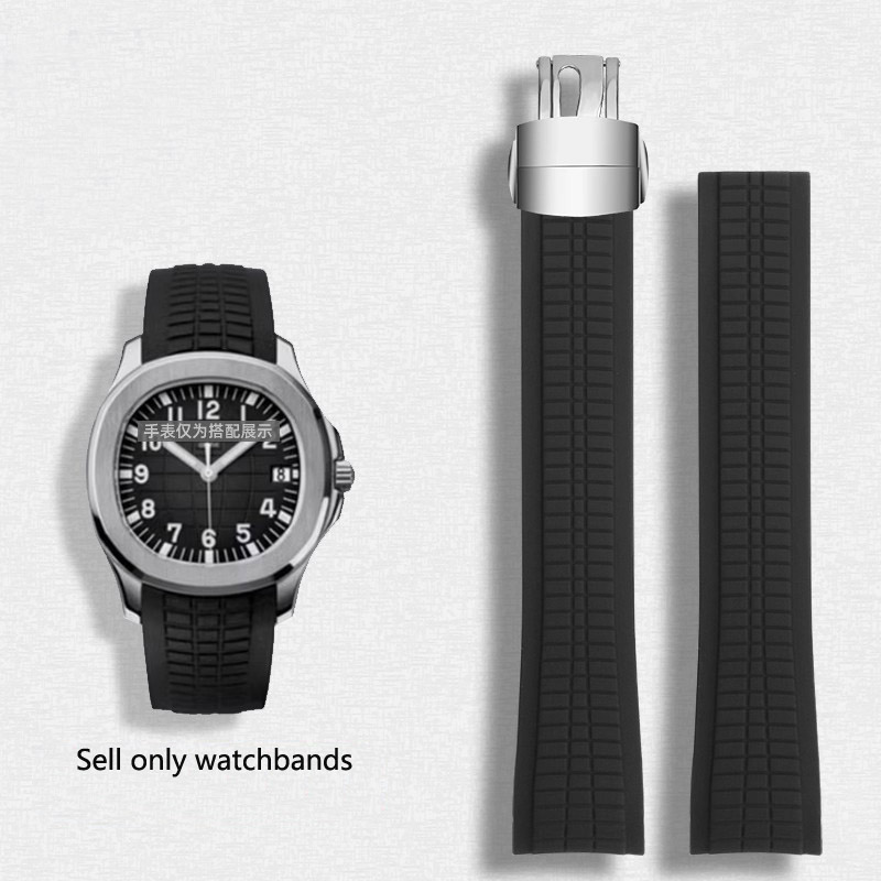 Soft Rubber Watch Band Aquanau - Luxury Watch Patek Philippe avaliação e preço