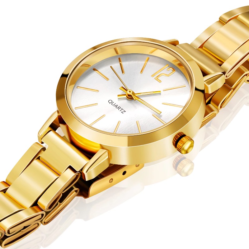 2pcs Set Watch Luxury Women Si - Lux Watch avaliação e preço