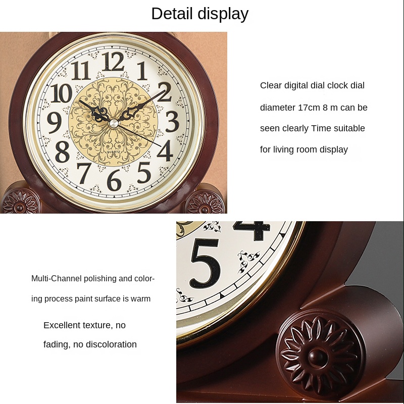 Desktop Table Clock Retro Sile - Luxury Watch Europe avaliação e preço