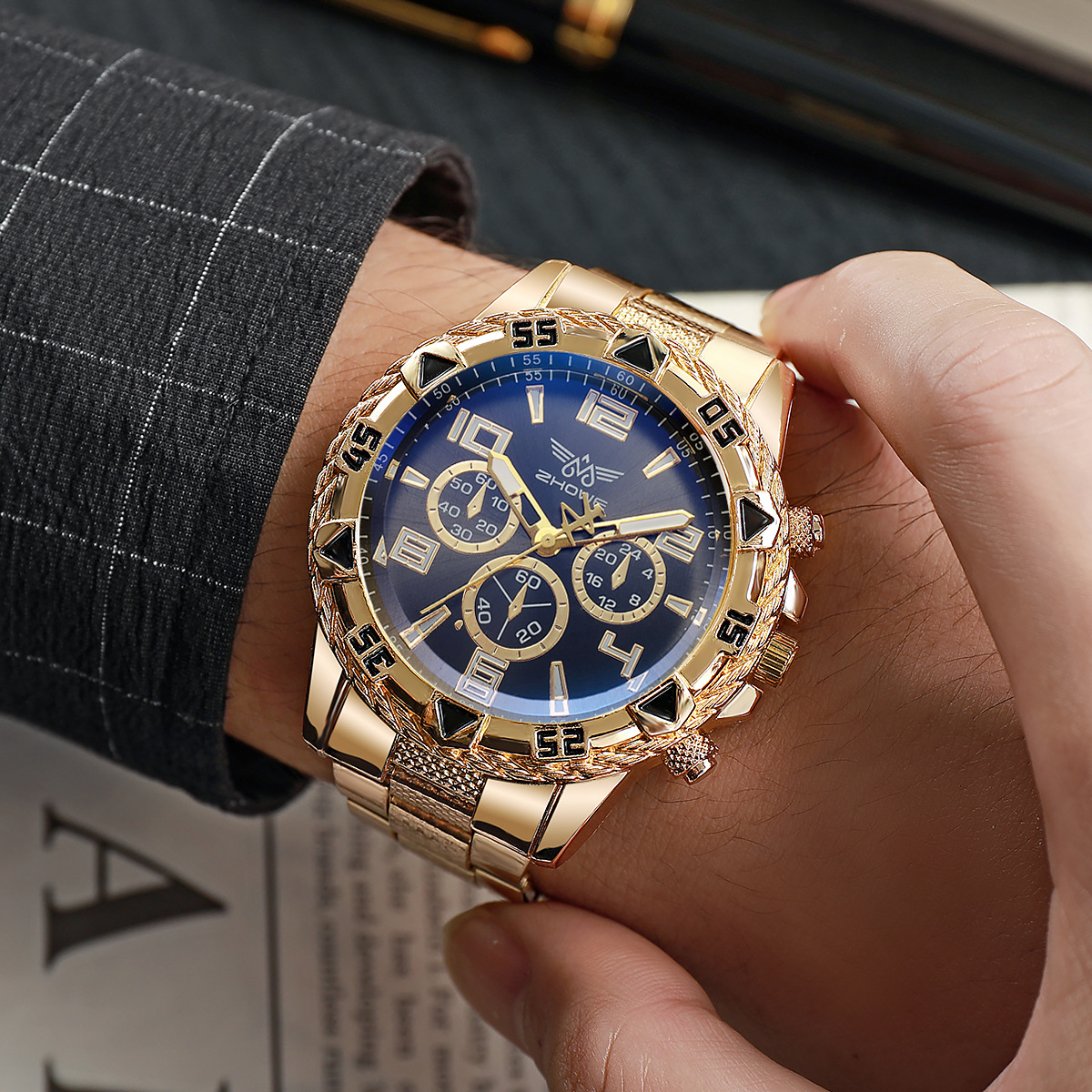 Men's Luxury Full Steel Quartz - Luxury X I Watch avaliação e preço