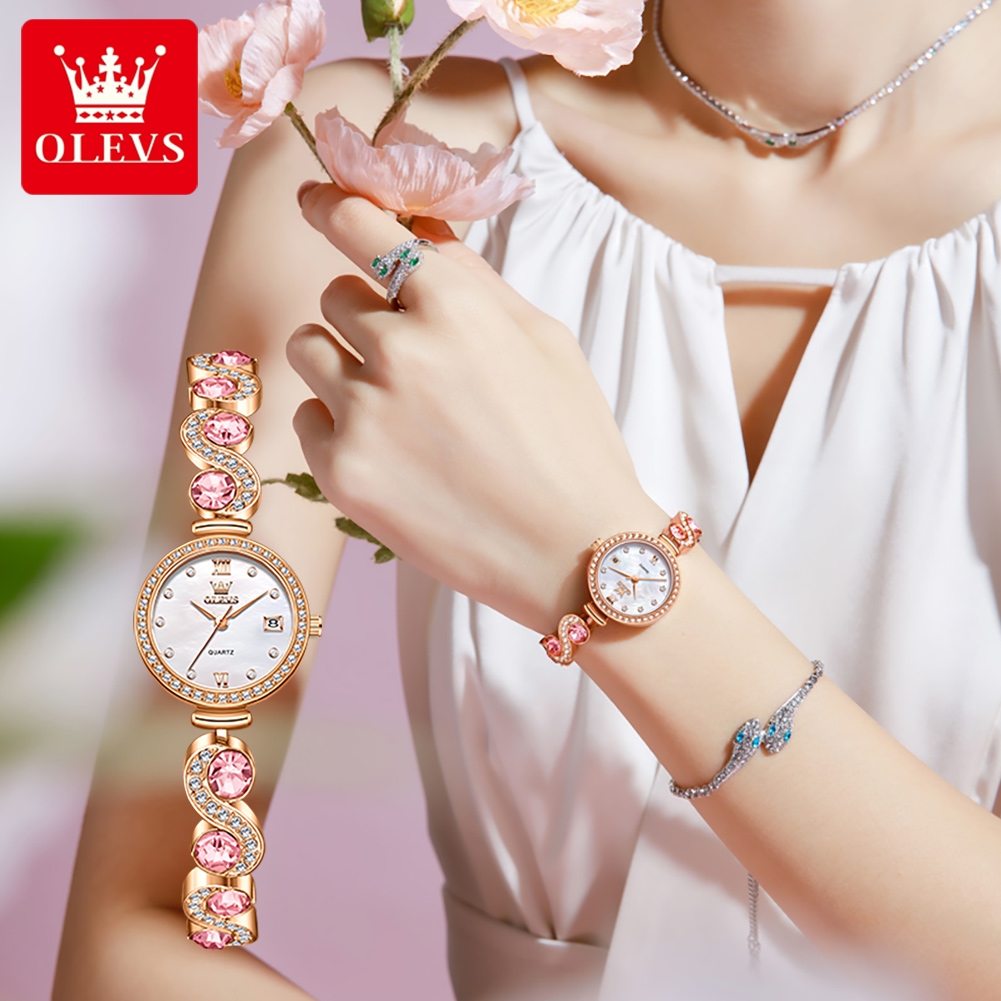 OLEVS 5633 Women Watch Dress E - Luxury Watch Hd avaliação e preço