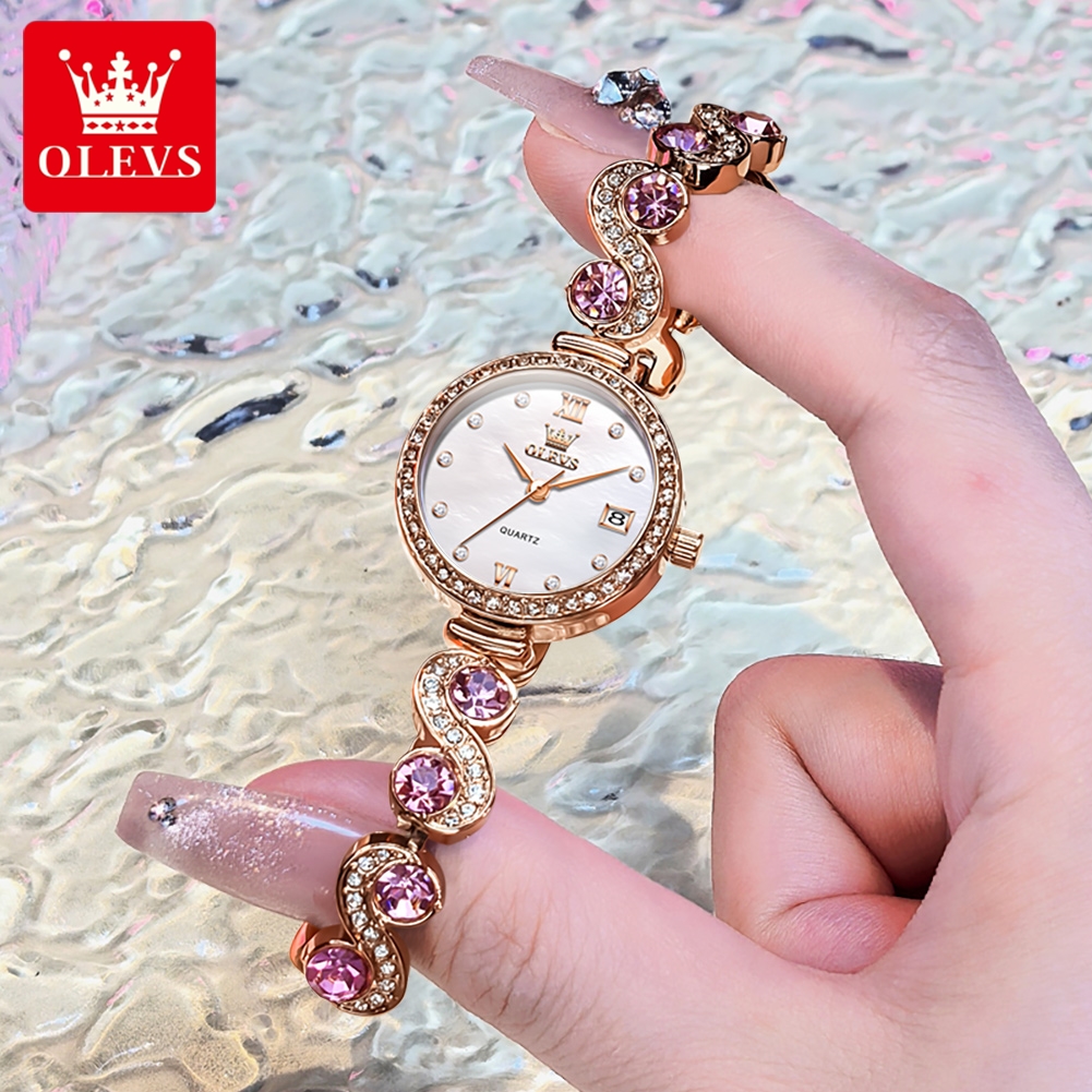 OLEVS 5633 Women Watch Dress E - Luxury Watch Hd avaliação e preço