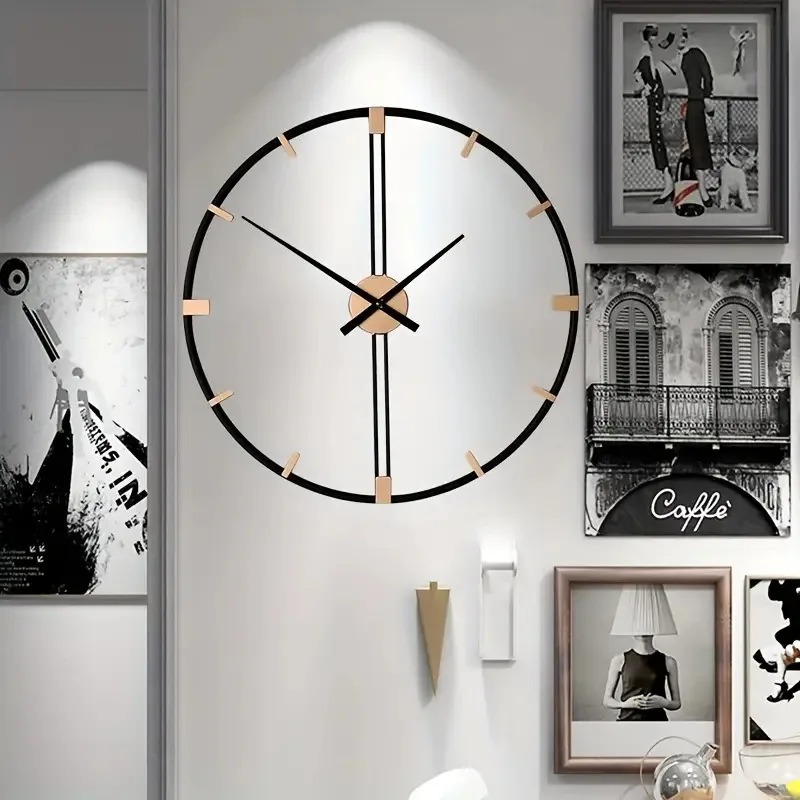 Large Luxury Silent Wall Clock - Luxury Watch Europe avaliação e preço