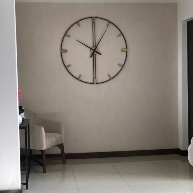 Large Luxury Silent Wall Clock - Luxury Watch Europe avaliação e preço