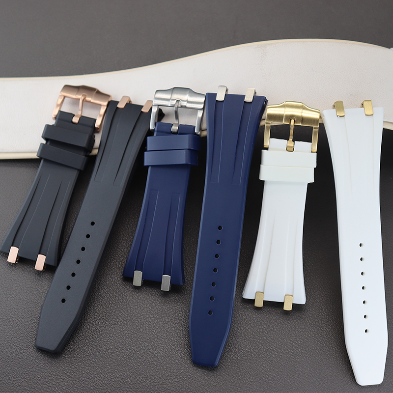 26.5mm Watchband Rubber Bracel - Luxury Watch Store avaliação e preço