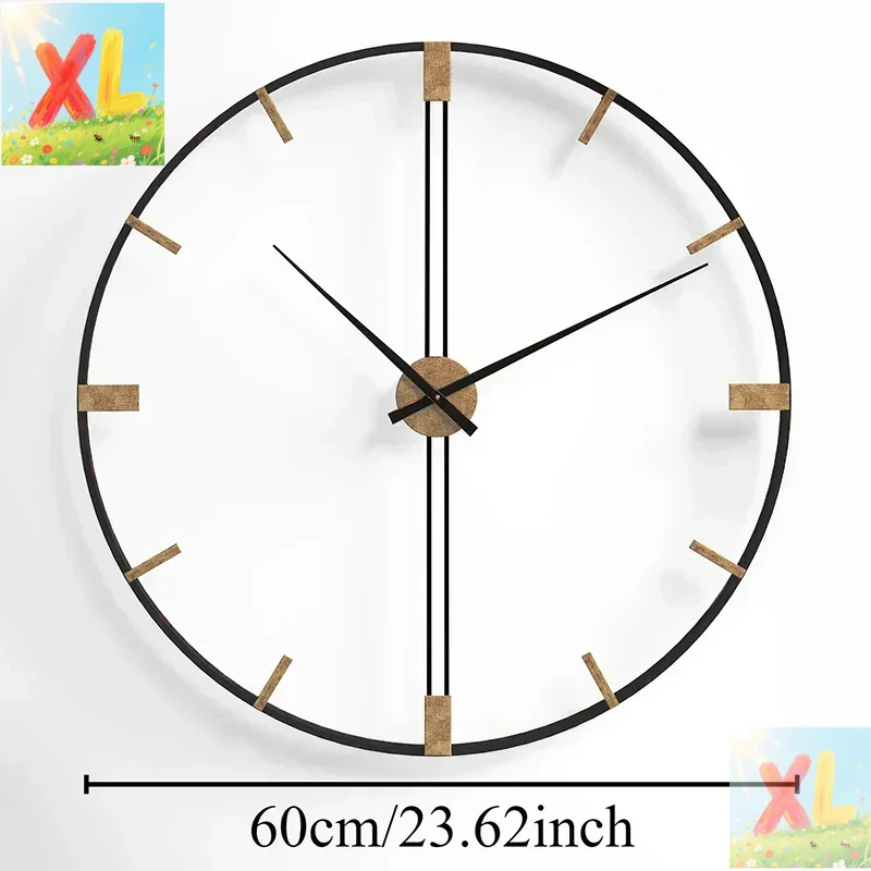 Nordic Wall Clocks Metal Wall  - Luxury Watch Europe avaliação e preço
