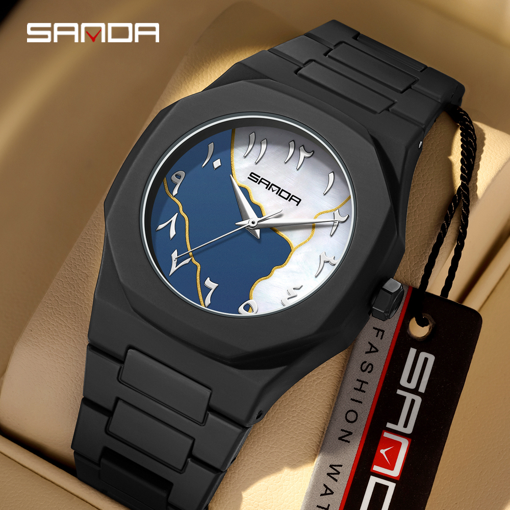 2025 SANDA Fashion Men's and W - Luxury Watch Unique avaliação e preço