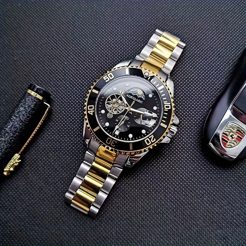 Top Luxury Men's Business Skel - Luxury Watch Name Brands avaliação e preço
