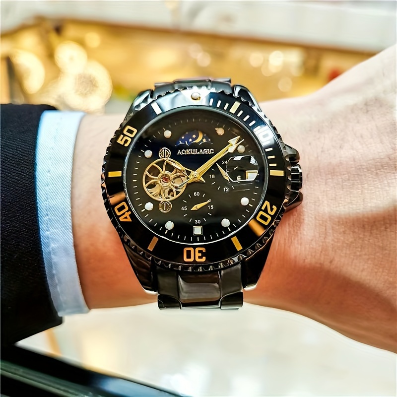 Top Luxury Men's Business Skel - Luxury Watch Name Brands avaliação e preço