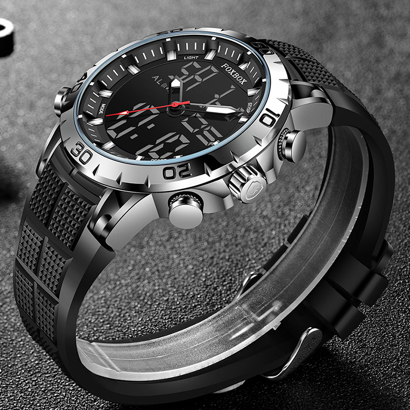 FOXBOX Mens Watches Sports Top - Luxury Watch Manufacturers avaliação e preço