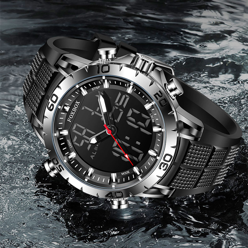FOXBOX Mens Watches Sports Top - Luxury Watch Manufacturers avaliação e preço