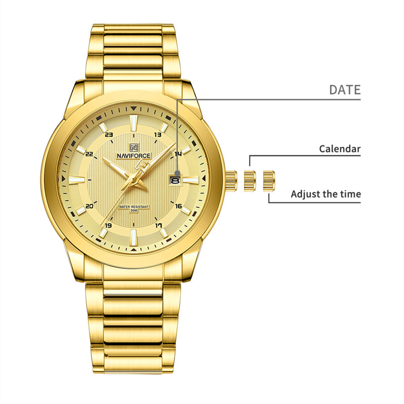 2024 Top Brand NAVIFORCE Mens  - Luxury Watch Manufacturers avaliação e preço