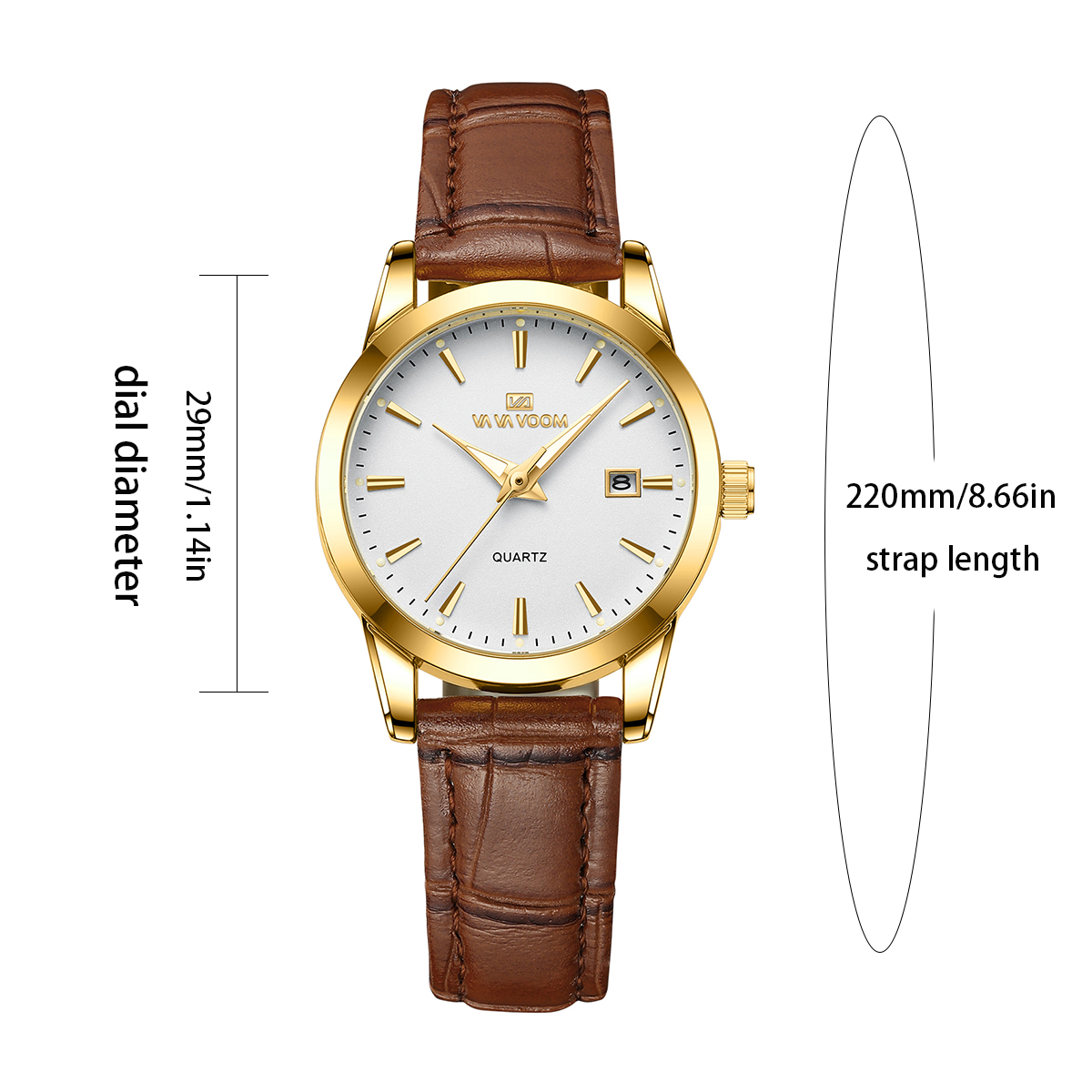 Women Watches Fashion 29mm Min - Lux Watch avaliação e preço
