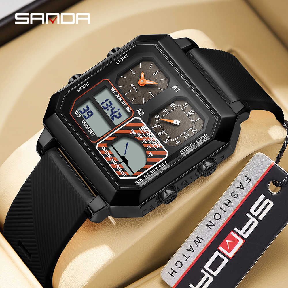 SANDA Top Brand 6210 Fashion M - Luxury Watch Store avaliação e preço