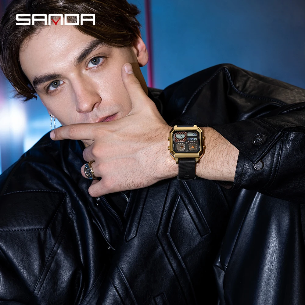 SANDA Top Brand 6210 Fashion M - Luxury Watch Store avaliação e preço