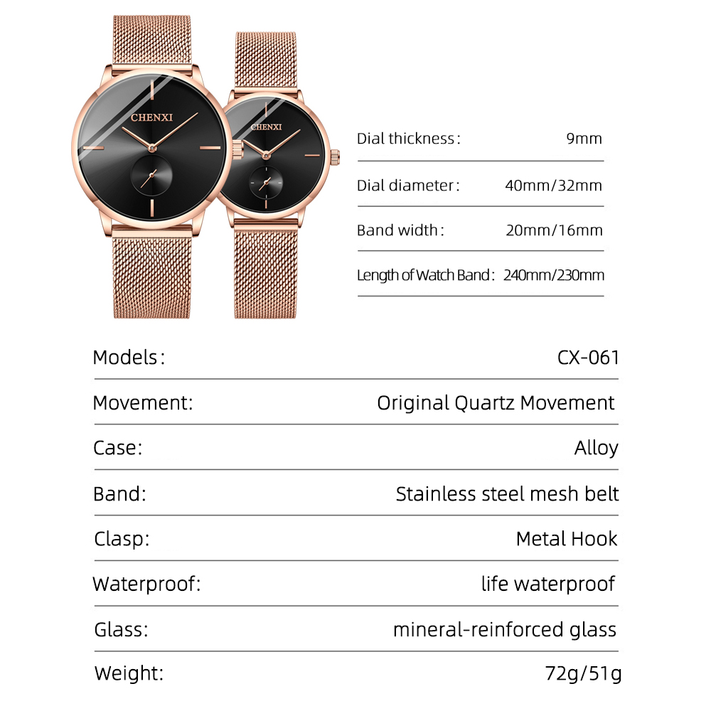 CHENXI Luxury Waterproof Men W - Luxury Watch Market avaliação e preço