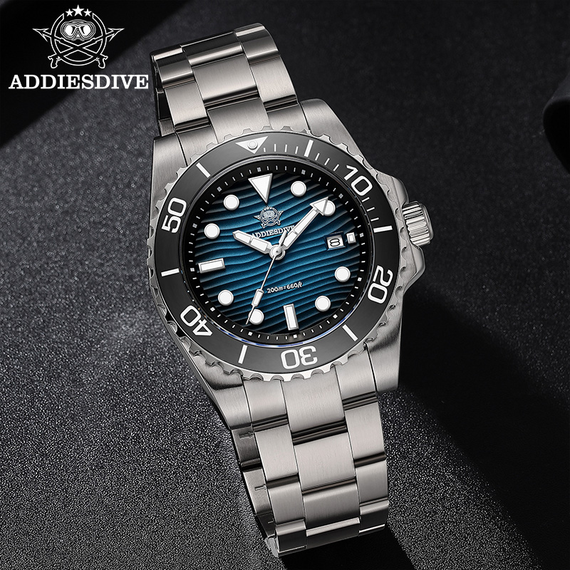 ADDIESDIVE Men's 2115 Quartz W - Luxury Watch With Green Dial avaliação e preço