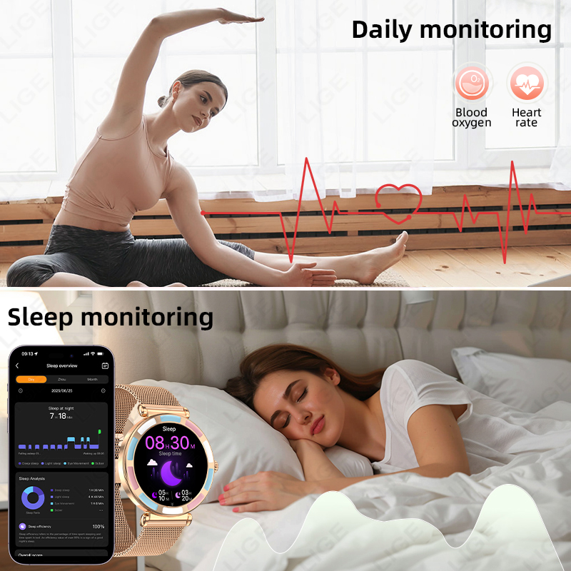 2026 LIGE Luxury Smart Watch F - Luxury Watch Hd avaliação e preço