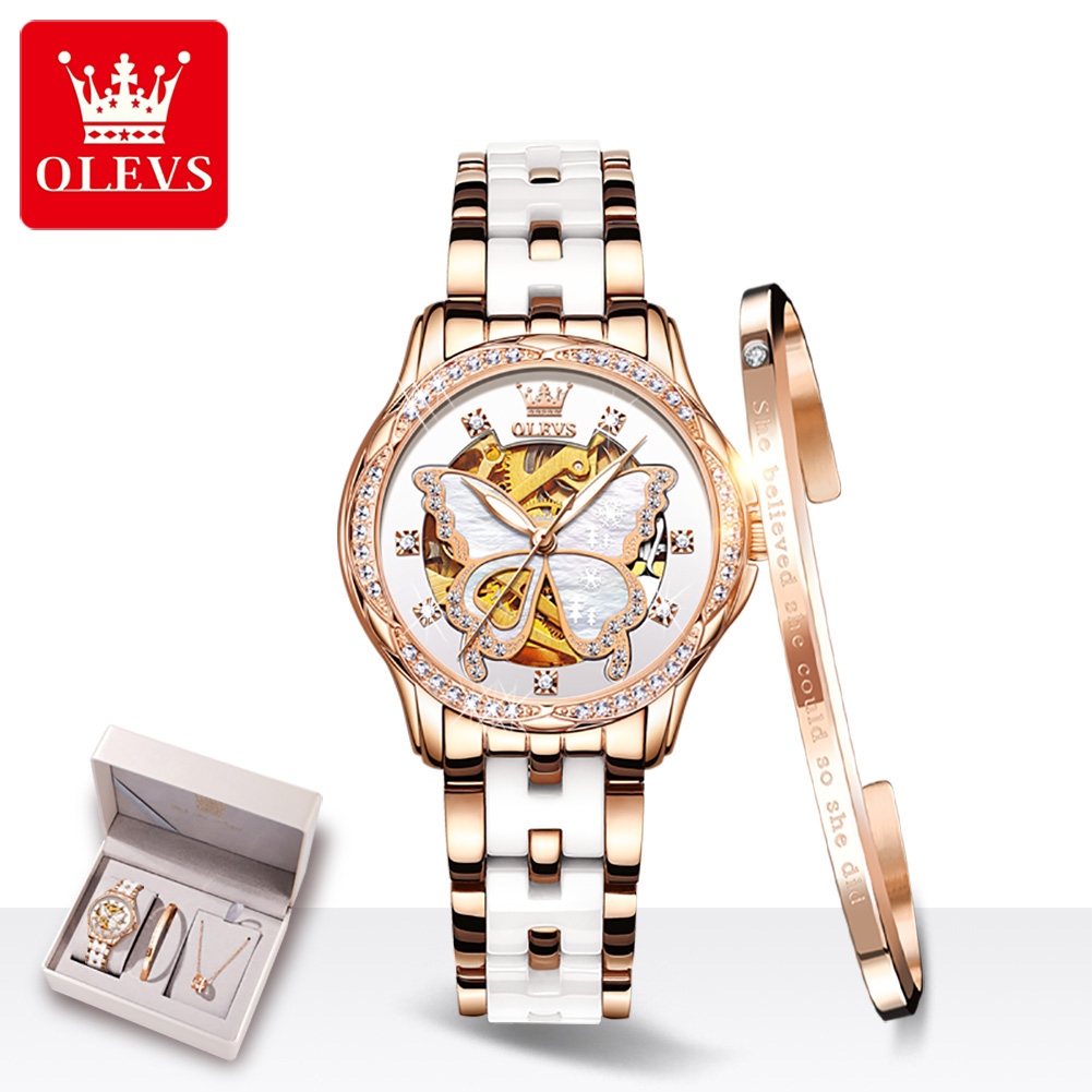 OLEVS 6622 Luxury Women All Au - Luxury Watch Hd avaliação e preço