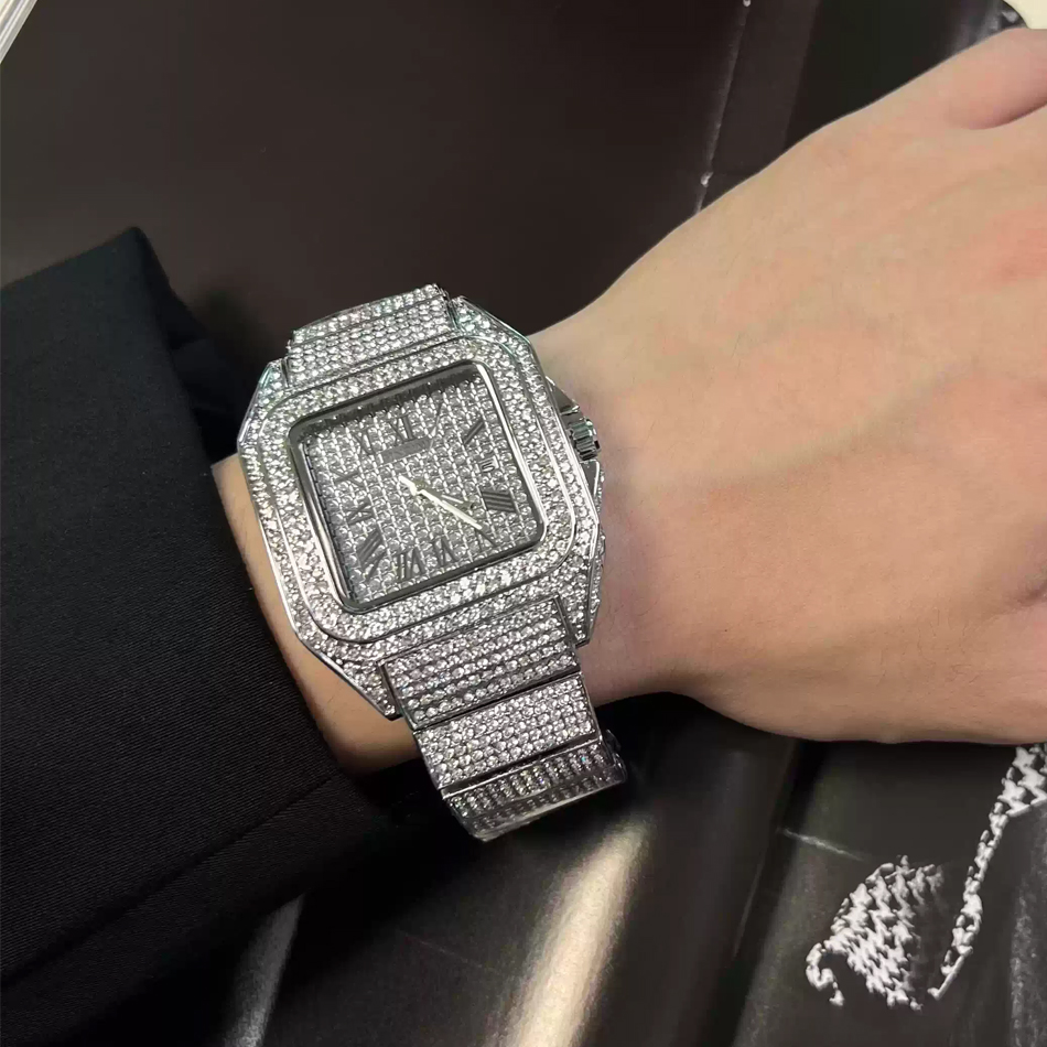 Gold or black Watch Ice Out Sq - Luxury Watch Manufacturers avaliação e preço