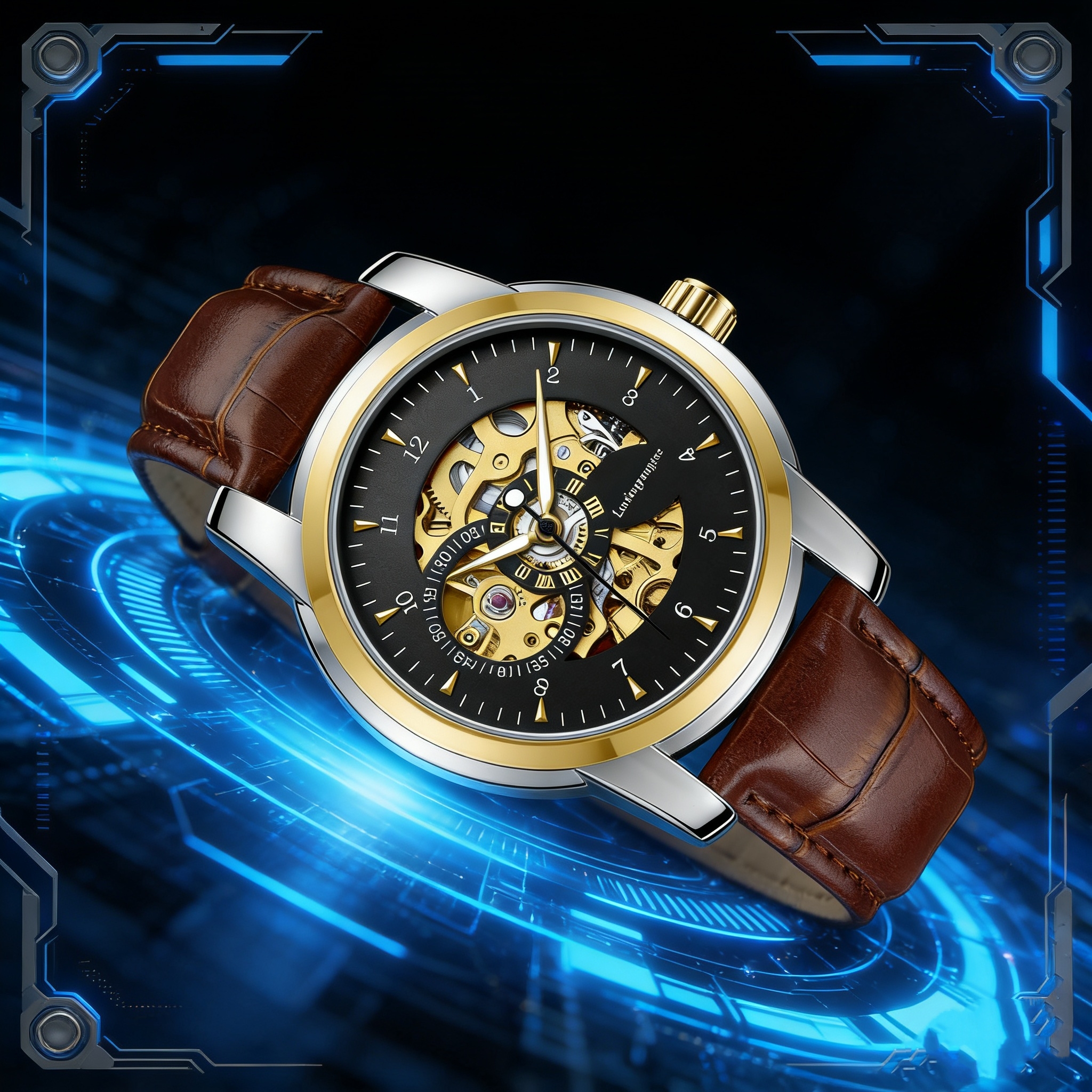 Classic Men's Automatic Mechan - Luxury Watch Name Brands avaliação e preço